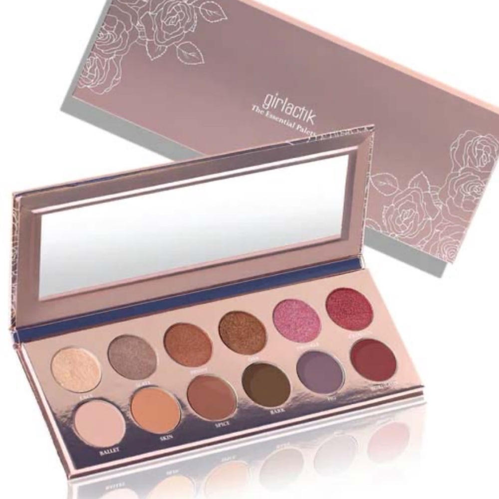Girlactik -The Essential Eyeshadow Palette - Rose and Neutral Shades 0.63 Oz $52